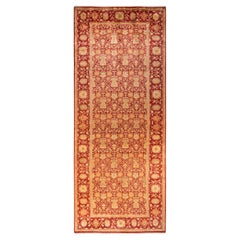 One-Of-A-Kind Hand Knotted Oriental Eclectic Red Area Rug 6' 1" x 15' 5"