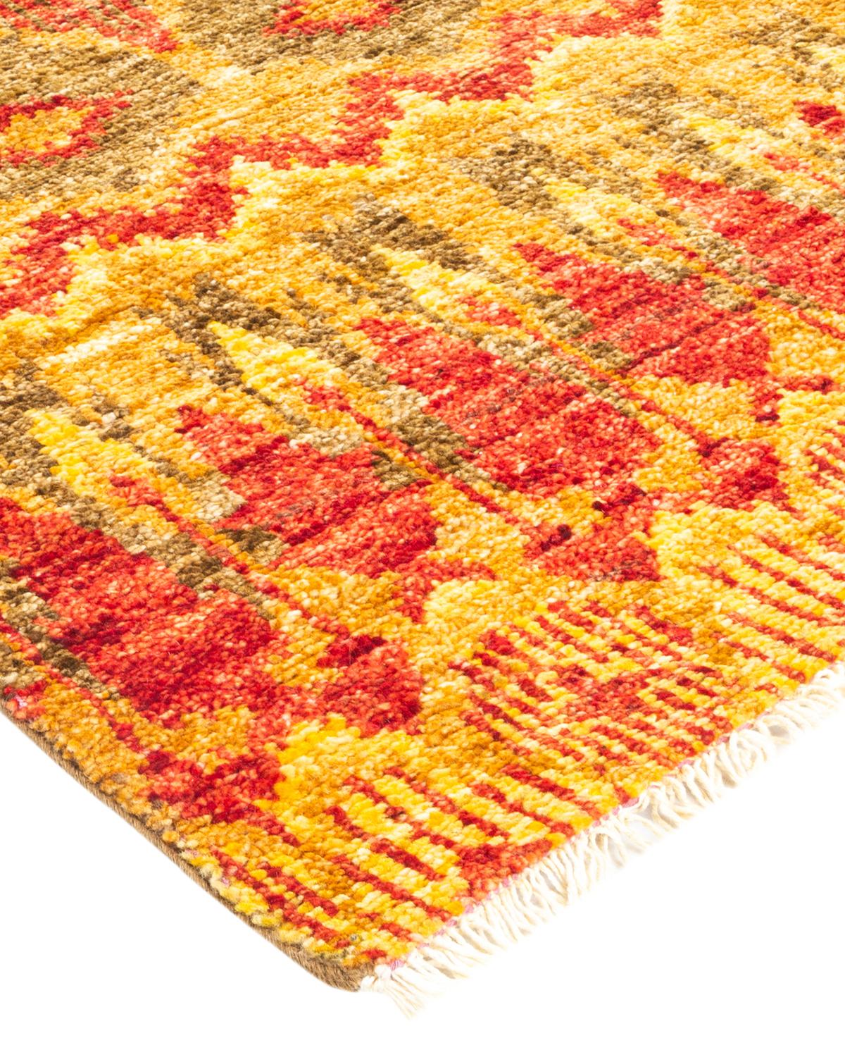 Fresh, spirited, and above all, luxurious, the rugs of the Modern collection can invigorate a traditional room as gracefully as they can ground a more contemporary space. The opulent pattern in this rug is derived from the rich tradition of Turkish