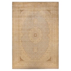 One-of-a-kind Hand Knotted Oriental Mogul Beige Area Rug