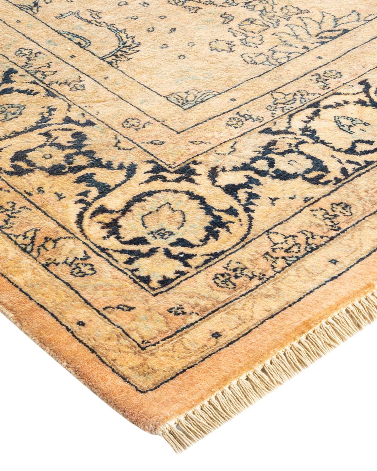 With understated palettes and allover designs, the rugs in the Mogul Collection will bring timeless sophistication to any room. Influenced by a spectrum of Turkish, Indian, and Persian designs, the artisans who handweave these wool rugs imbue