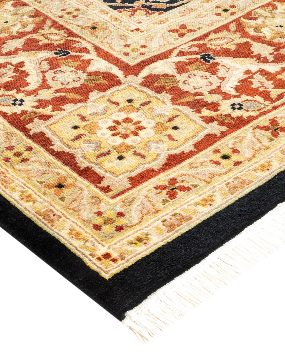 With understated palettes and allover designs, the rugs in the Mogul Collection will bring timeless sophistication to any room. Influenced by a spectrum of Turkish, Indian, and Persian designs, the artisans who handweave these wool rugs imbue