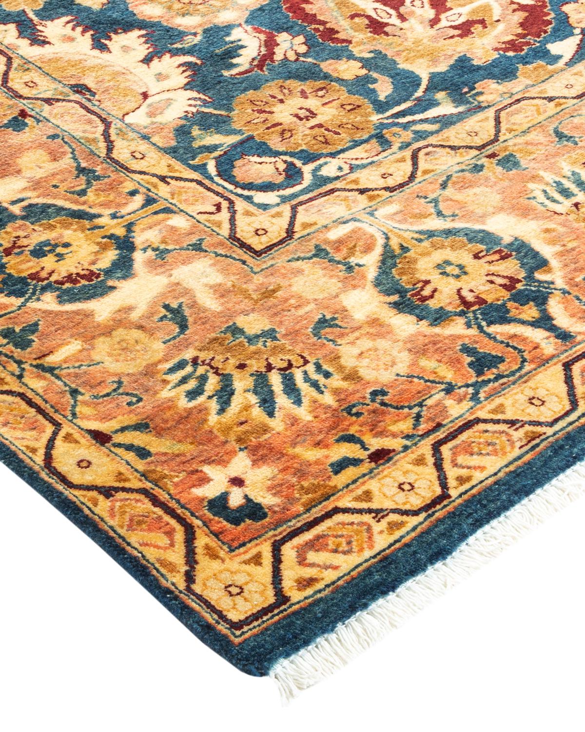 Las alfombras de la colección Mogul, con sus colores discretos y sus diseños en toda la superficie, aportarán una sofisticación atemporal a cualquier habitación. Influenciadas por un espectro de diseños turcos, indios y persas, los artesanos que