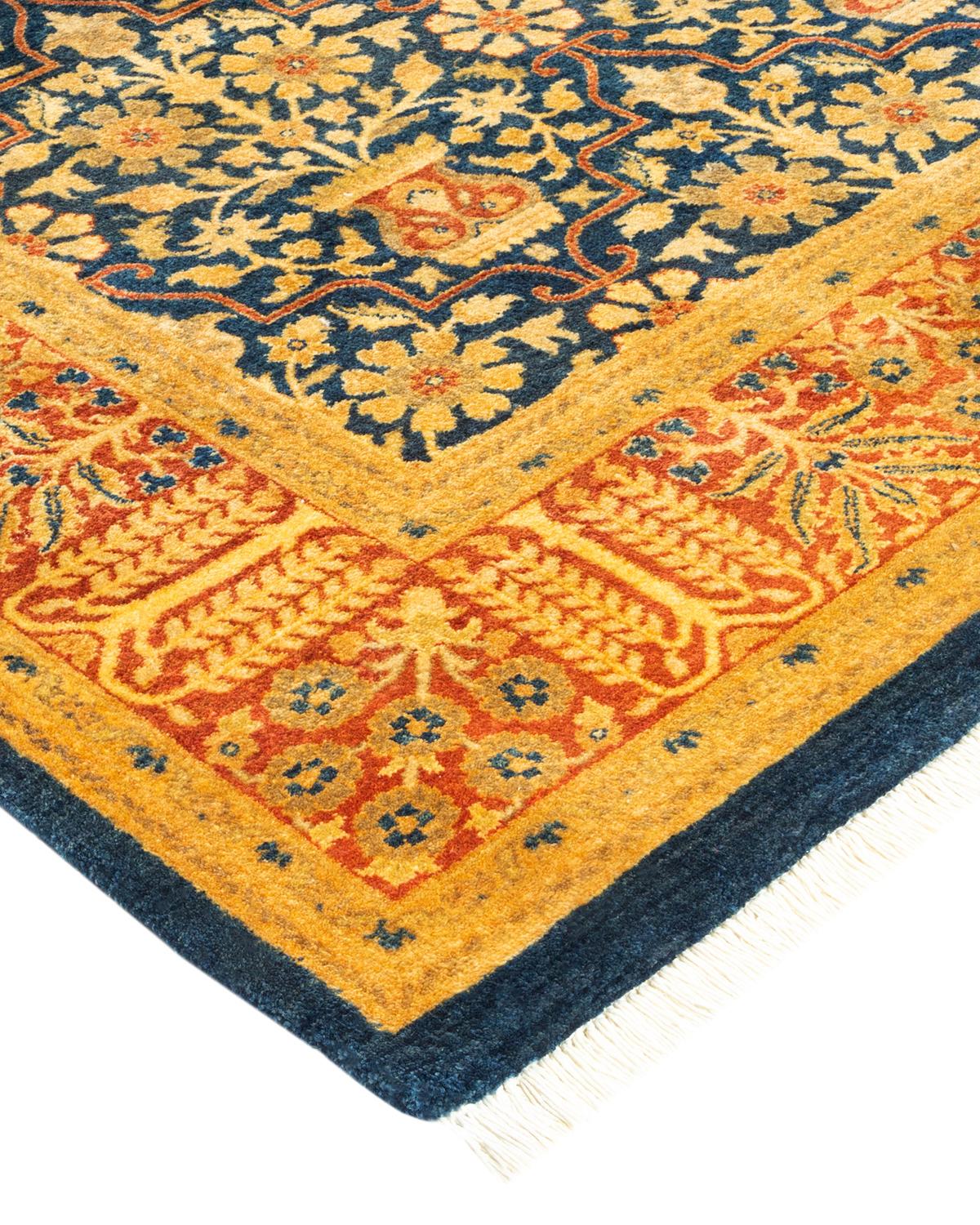 With understated palettes and allover designs, the rugs in the Mogul Collection will bring timeless sophistication to any room. Influenced by a spectrum of Turkish, Indian, and Persian designs, the artisans who handweave these wool rugs imbue