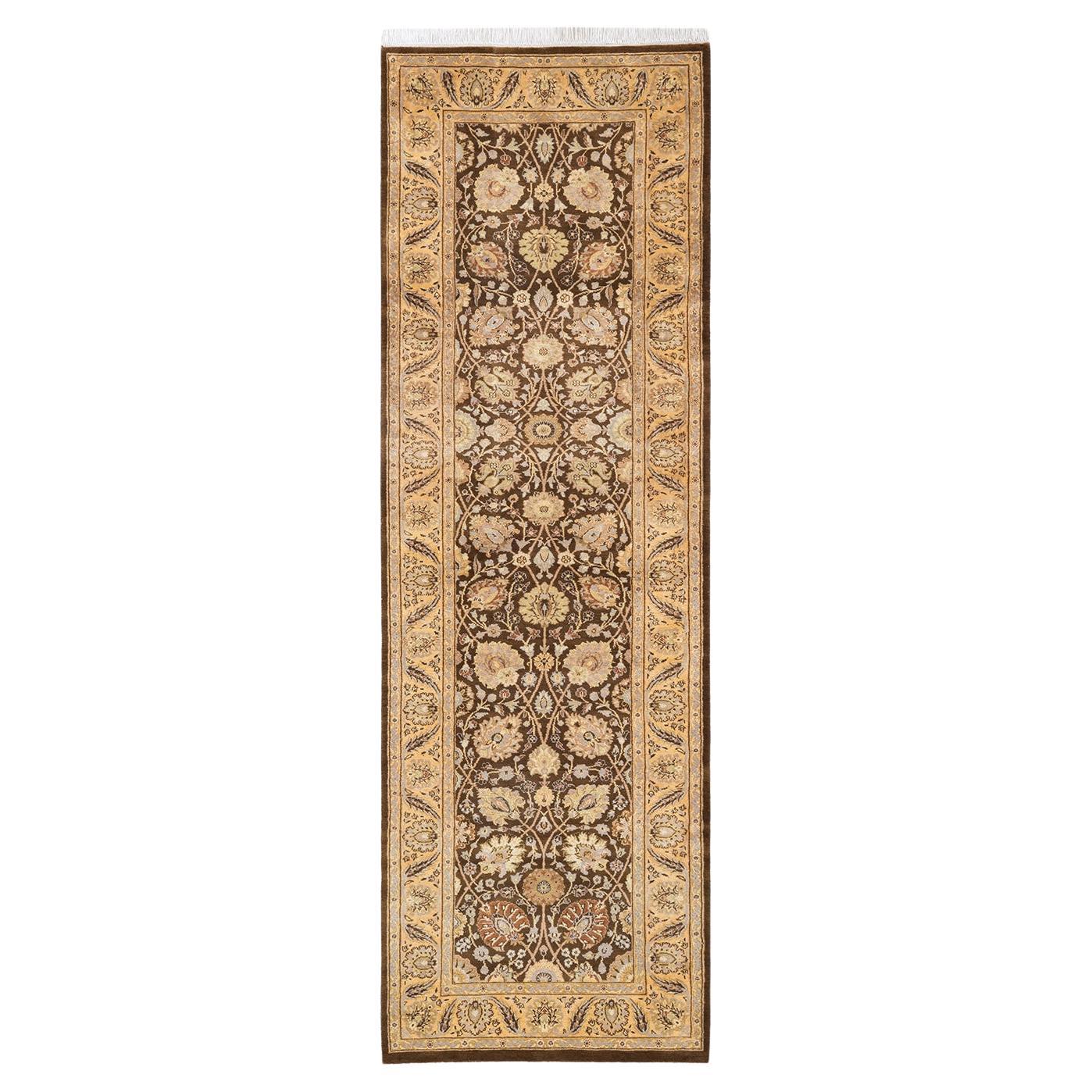 One-of-a-kind Hand Knotted Oriental Mogul Brown Area Rug