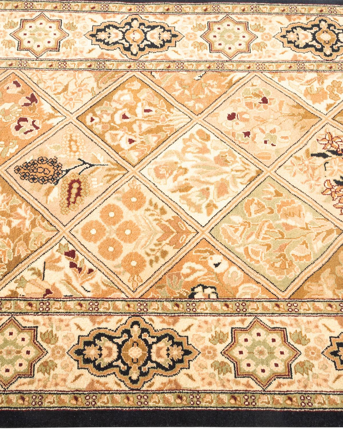 Handgeknüpfter orientalischer Mogul-Teppich in Braun, Unikat im Zustand „Neu“ in Norwalk, CT