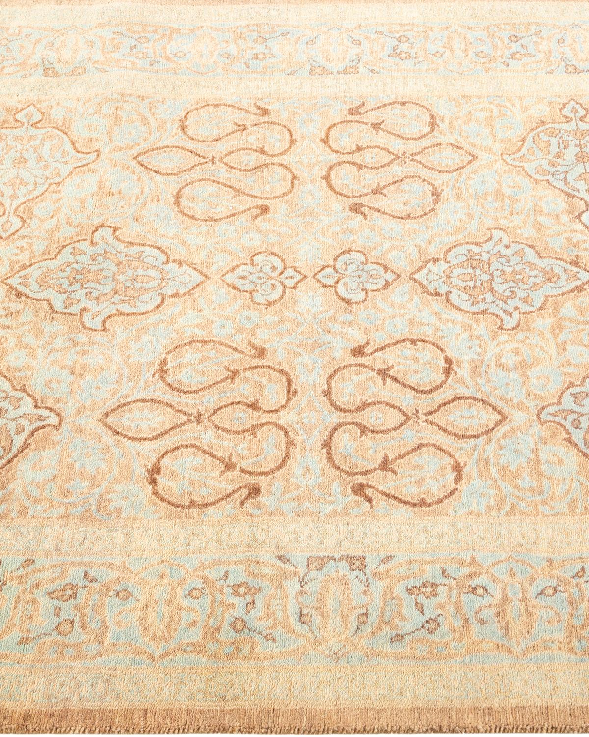 One-Of-A-Kind Hand Knotted Oriental Mogul Brown Area Rug 3' 0