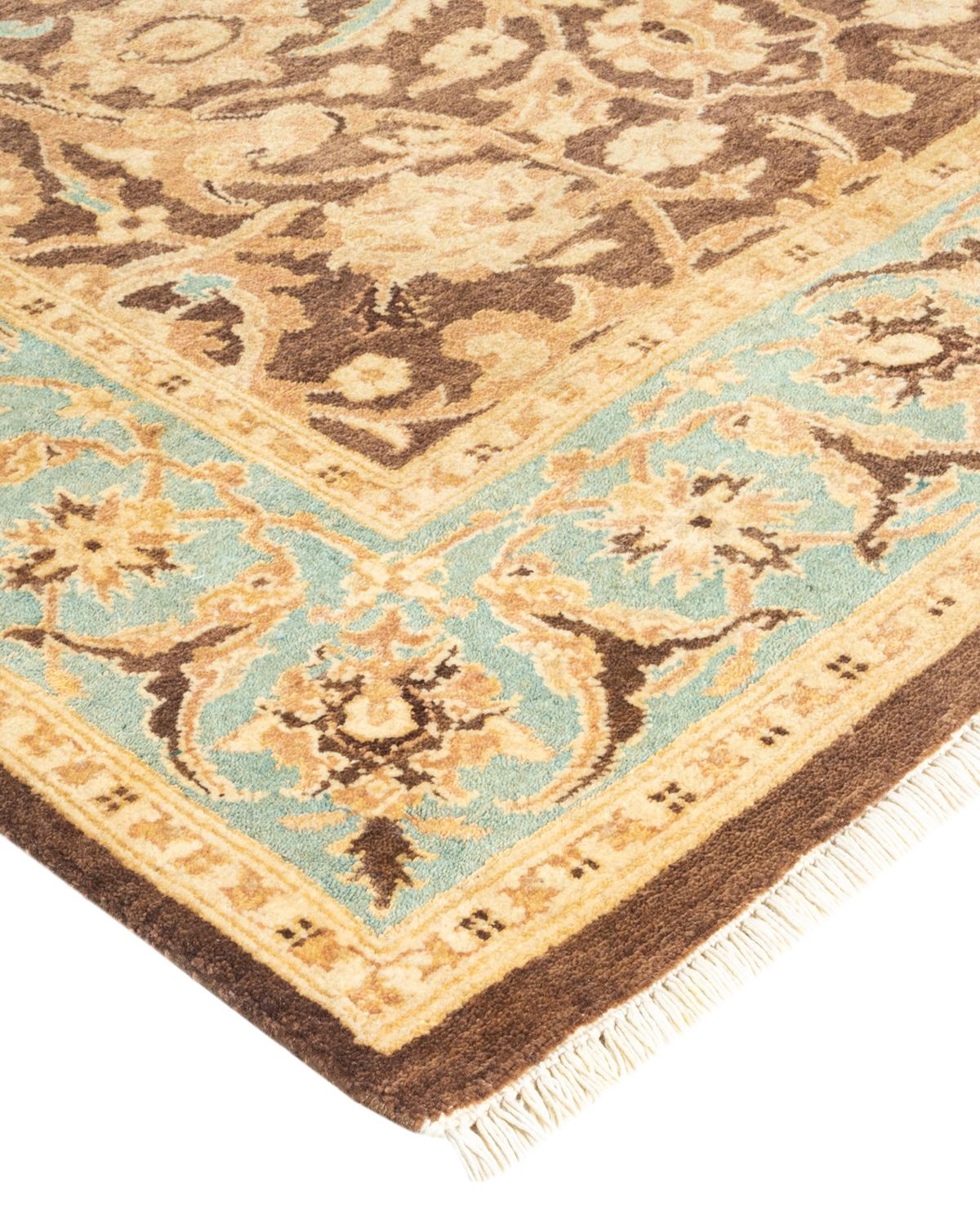 With understated palettes and allover designs, the rugs in the Mogul Collection will bring timeless sophistication to any room. Influenced by a spectrum of Turkish, Indian, and Persian designs, the artisans who handweave these wool rugs imbue