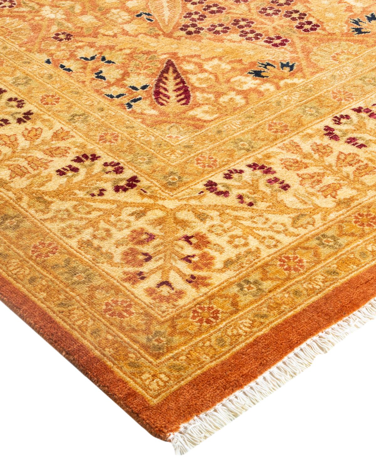 Las alfombras de la colección Mogul, con sus colores discretos y sus diseños en toda la superficie, aportarán una sofisticación atemporal a cualquier habitación. Influenciadas por un espectro de diseños turcos, indios y persas, los artesanos que