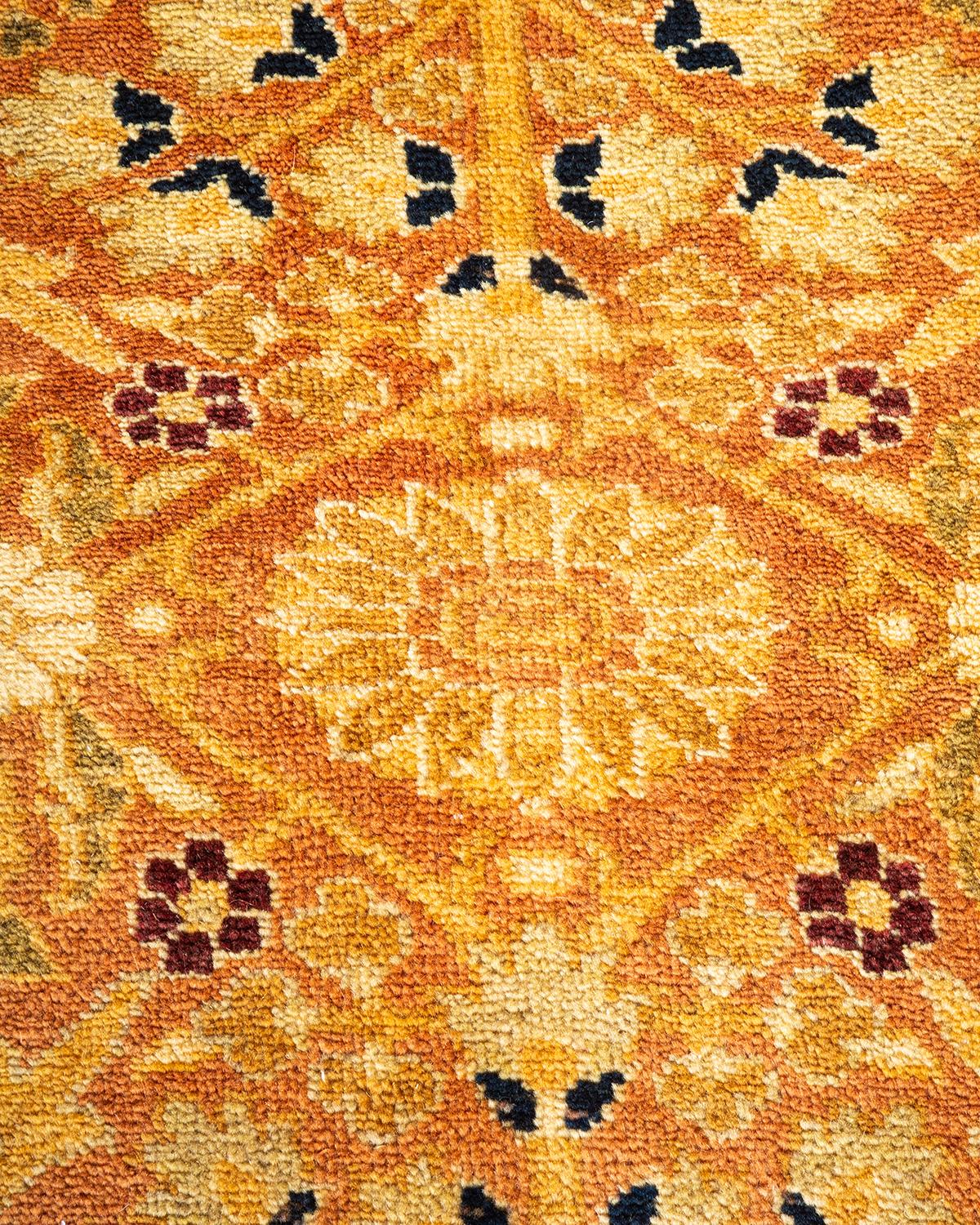 Alfombra Oriental Mogul Marrón Anudada a Mano, Única en su Género Pakistaní en venta