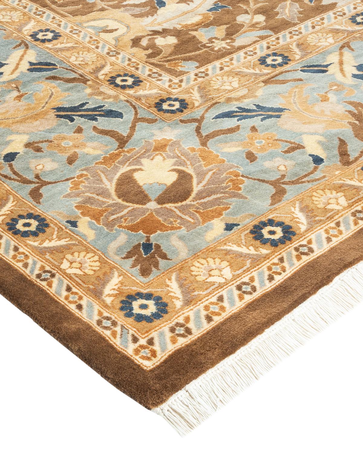 With understated palettes and allover designs, the rugs in the Mogul Collection will bring timeless sophistication to any room. Influenced by a spectrum of Turkish, Indian, and Persian designs, the artisans who handweave these wool rugs imbue