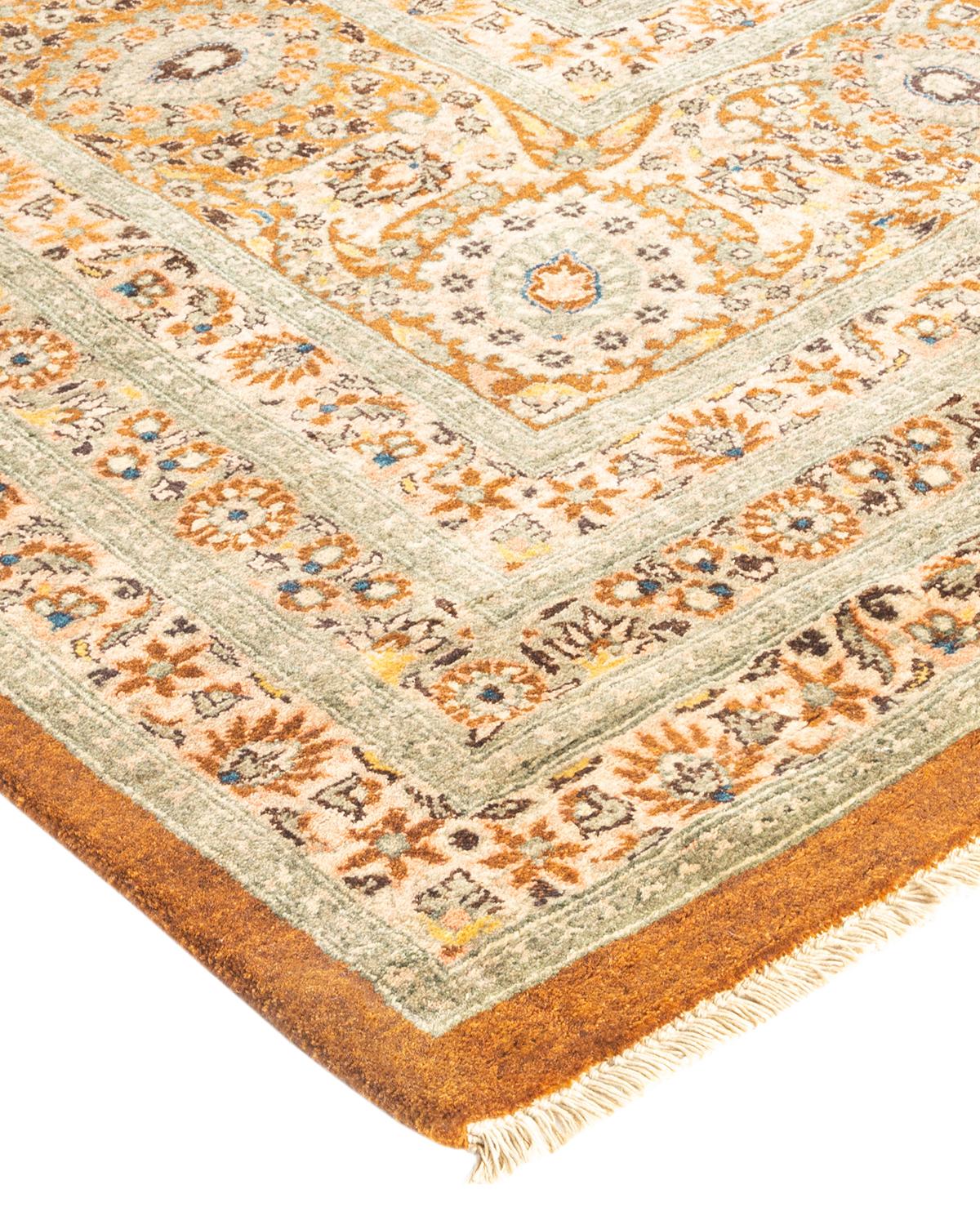 Die Teppiche der Mogul-Kollektion bringen mit ihren zurückhaltenden Farben und Allover-Mustern zeitlose Eleganz in jeden Raum. Beeinflusst von einem Spektrum türkischer, indischer und persischer Designs, lassen die Kunsthandwerker, die diese