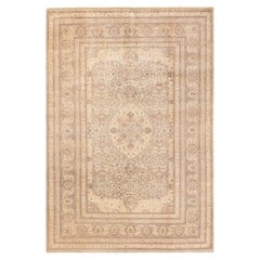 One-Of-A-Kind Hand Knotted Oriental Mogul Gray Area Rug