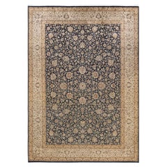 One-of-a-kind Hand Knotted Oriental Mogul Gray Area Rug