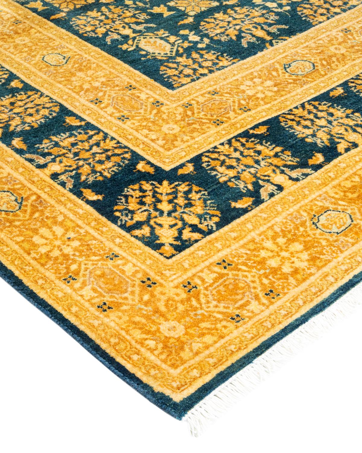 With understated palettes and allover designs, the rugs in the Mogul Collection will bring timeless sophistication to any room. Influenced by a spectrum of Turkish, Indian, and Persian designs, the artisans who handweave these wool rugs imbue