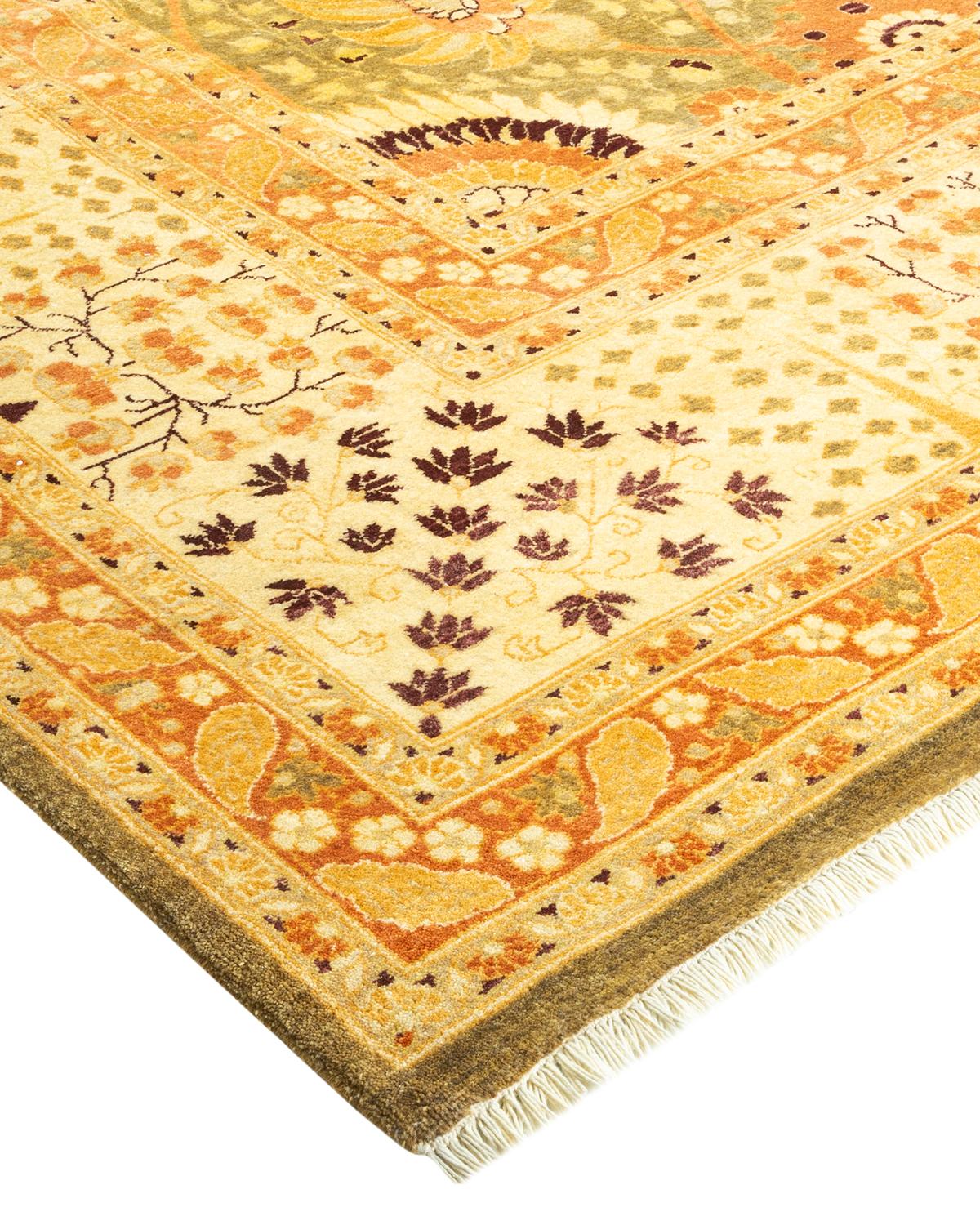 Avec leurs palettes discrètes et leurs motifs à l'envers, les tapis de la collection Mogul apporteront une sophistication intemporelle à n'importe quelle pièce. Influencés par un éventail de motifs turcs, indiens et persans, les artisans qui tissent