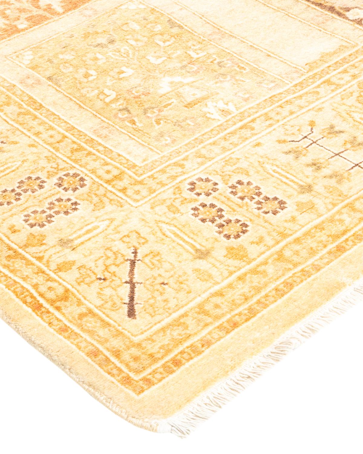 With understated palettes and allover designs, the rugs in the Mogul Collection will bring timeless sophistication to any room. Influenced by a spectrum of Turkish, Indian, and Persian designs, the artisans who handweave these wool rugs imbue