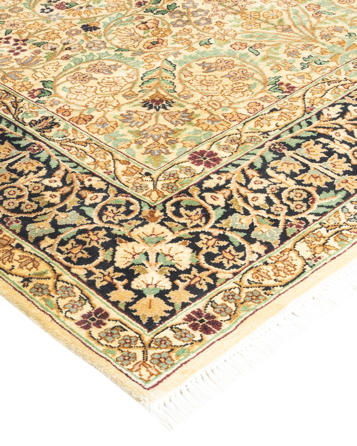 Las alfombras de la colección Mogul, con sus colores discretos y sus diseños en toda la superficie, aportarán una sofisticación atemporal a cualquier habitación. Influenciadas por un espectro de diseños turcos, indios y persas, los artesanos que