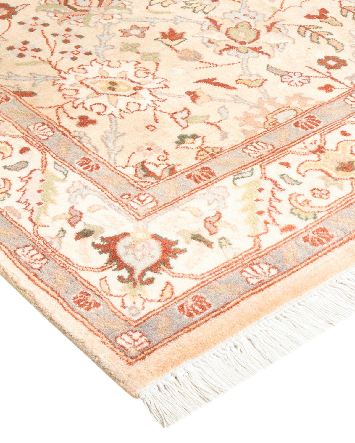 With understated palettes and allover designs, the rugs in the Mogul Collection will bring timeless sophistication to any room. Influenced by a spectrum of Turkish, Indian, and Persian designs, the artisans who handweave these wool rugs imbue