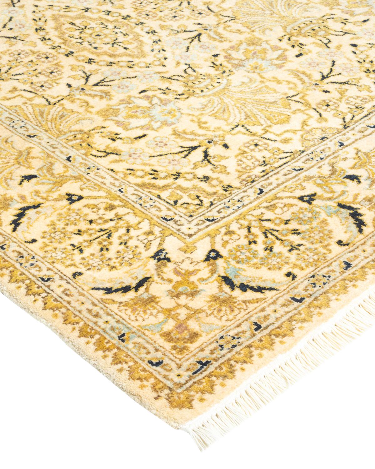 With understated palettes and allover designs, the rugs in the Mogul Collection will bring timeless sophistication to any room. Influenced by a spectrum of Turkish, Indian, and Persian designs, the artisans who handweave these wool rugs imbue