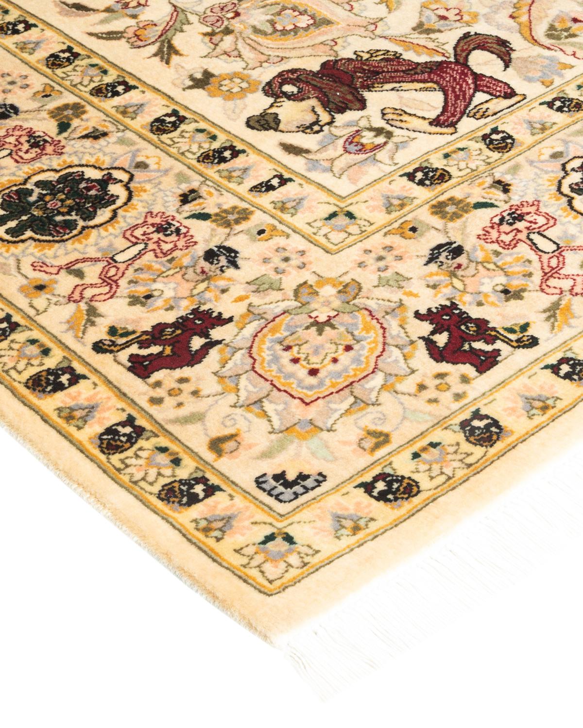 Avec leurs palettes discrètes et leurs motifs allover, les tapis de la collection Mogul apporteront une sophistication intemporelle à n'importe quelle pièce. Influencés par un éventail de motifs turcs, indiens et persans, les artisans qui tissent à