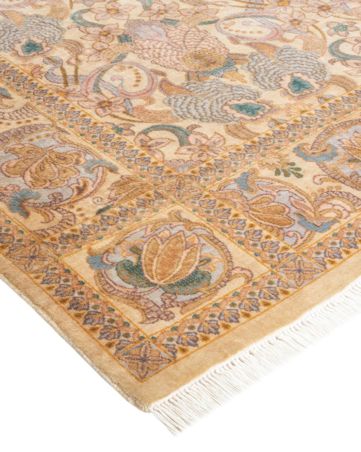 Las alfombras de la colección Mogul, con sus colores discretos y sus diseños en toda la superficie, aportarán una sofisticación atemporal a cualquier habitación. Influenciadas por un espectro de diseños turcos, indios y persas, los artesanos que