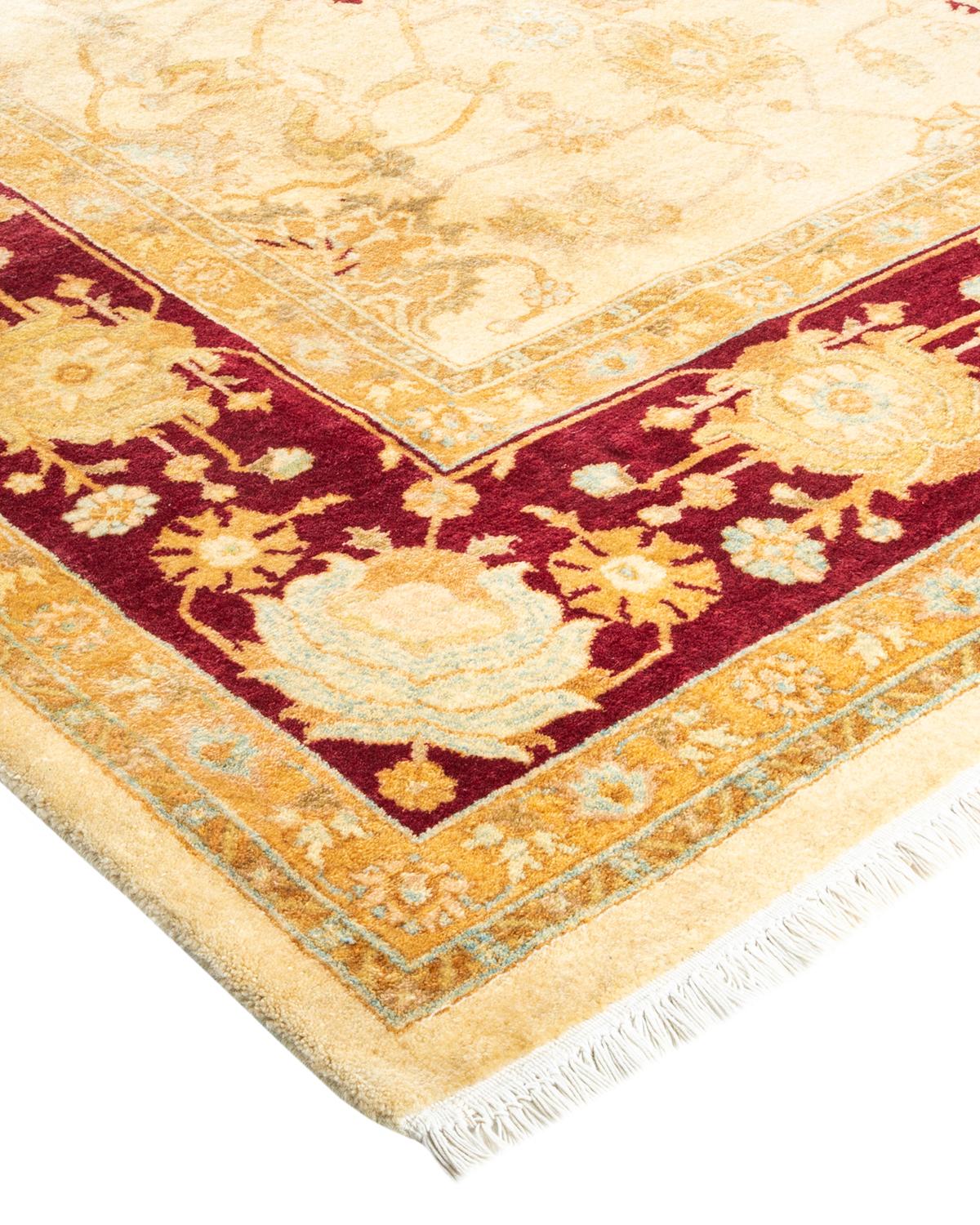 With understated palettes and allover designs, the rugs in the Mogul Collection will bring timeless sophistication to any room. Influenced by a spectrum of Turkish, Indian, and Persian designs, the artisans who handweave these wool rugs imbue