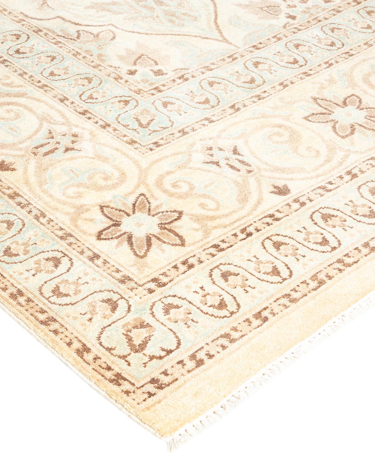 With understated palettes and allover designs, the rugs in the Mogul Collection will bring timeless sophistication to any room. Influenced by a spectrum of Turkish, Indian, and Persian designs, the artisans who handweave these wool rugs imbue