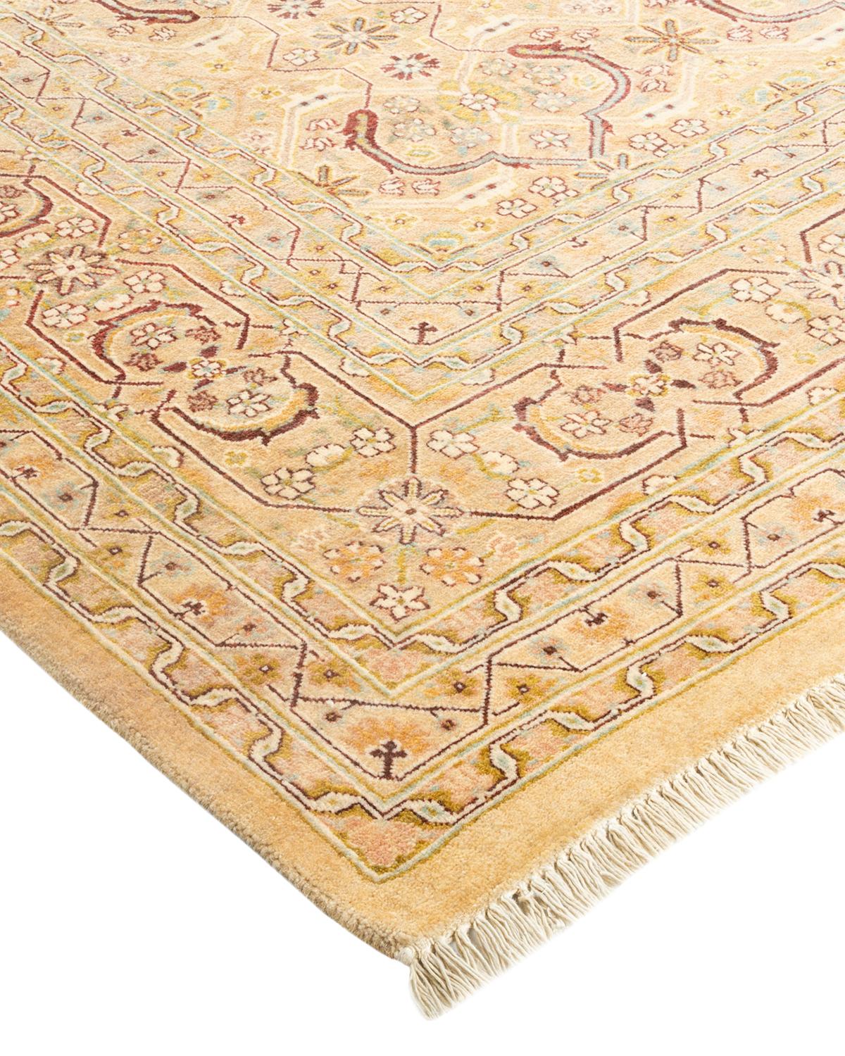 With understated palettes and allover designs, the rugs in the Mogul Collection will bring timeless sophistication to any room. Influenced by a spectrum of Turkish, Indian, and Persian designs, the artisans who handweave these wool rugs imbue