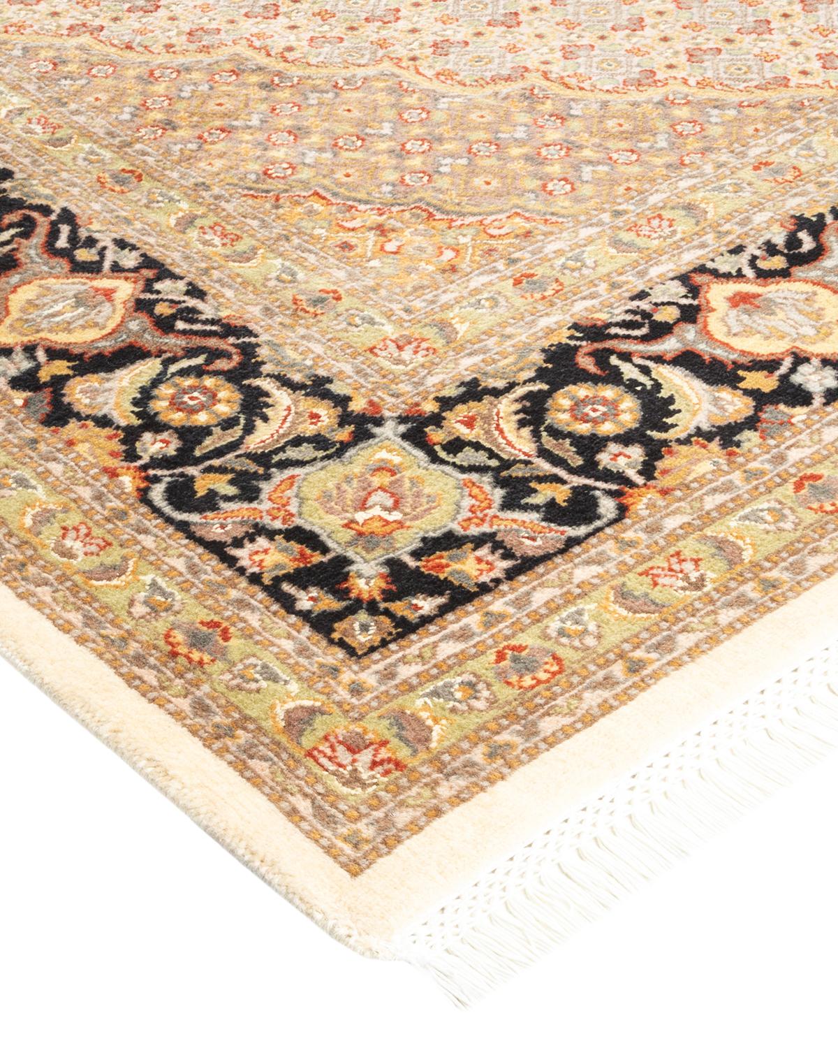 With understated palettes and allover designs, the rugs in the Mogul Collection will bring timeless sophistication to any room. Influenced by a spectrum of Turkish, Indian, and Persian designs, the artisans who handweave these wool rugs imbue