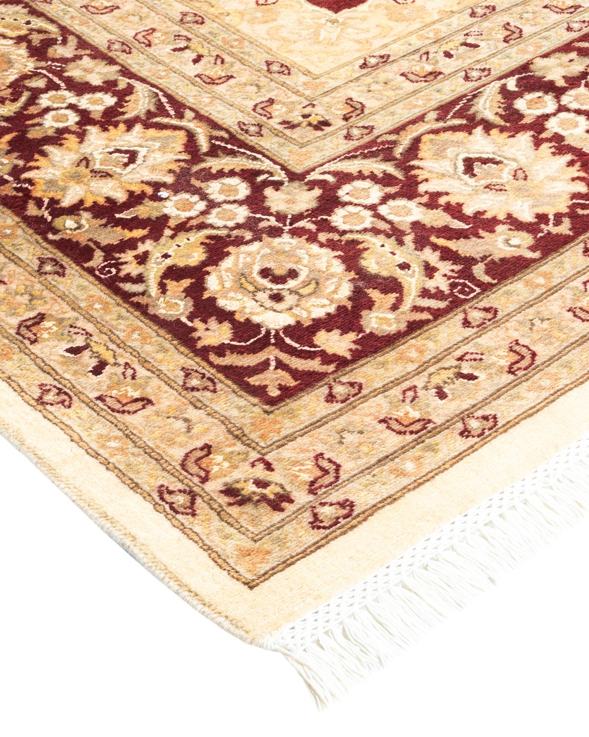 With understated palettes and allover designs, the rugs in the Mogul Collection will bring timeless sophistication to any room. Influenced by a spectrum of Turkish, Indian, and Persian designs, the artisans who handweave these wool rugs imbue