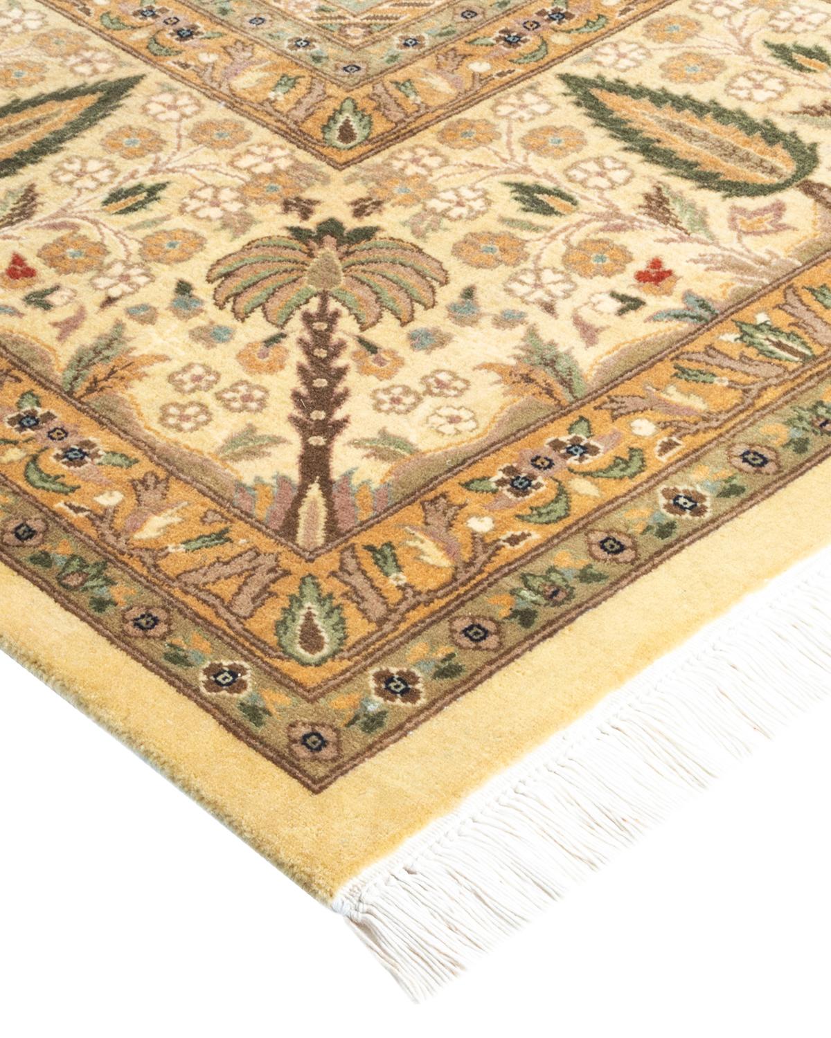 Die Teppiche der Mogul-Kollektion bringen mit ihren zurückhaltenden Farben und Allover-Mustern zeitlose Eleganz in jeden Raum. Beeinflusst von einem Spektrum türkischer, indischer und persischer Designs, lassen die Kunsthandwerker, die diese