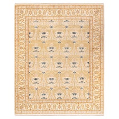 One-of-a-kind Hand Knotted Oriental Mogul Ivory Area Rug