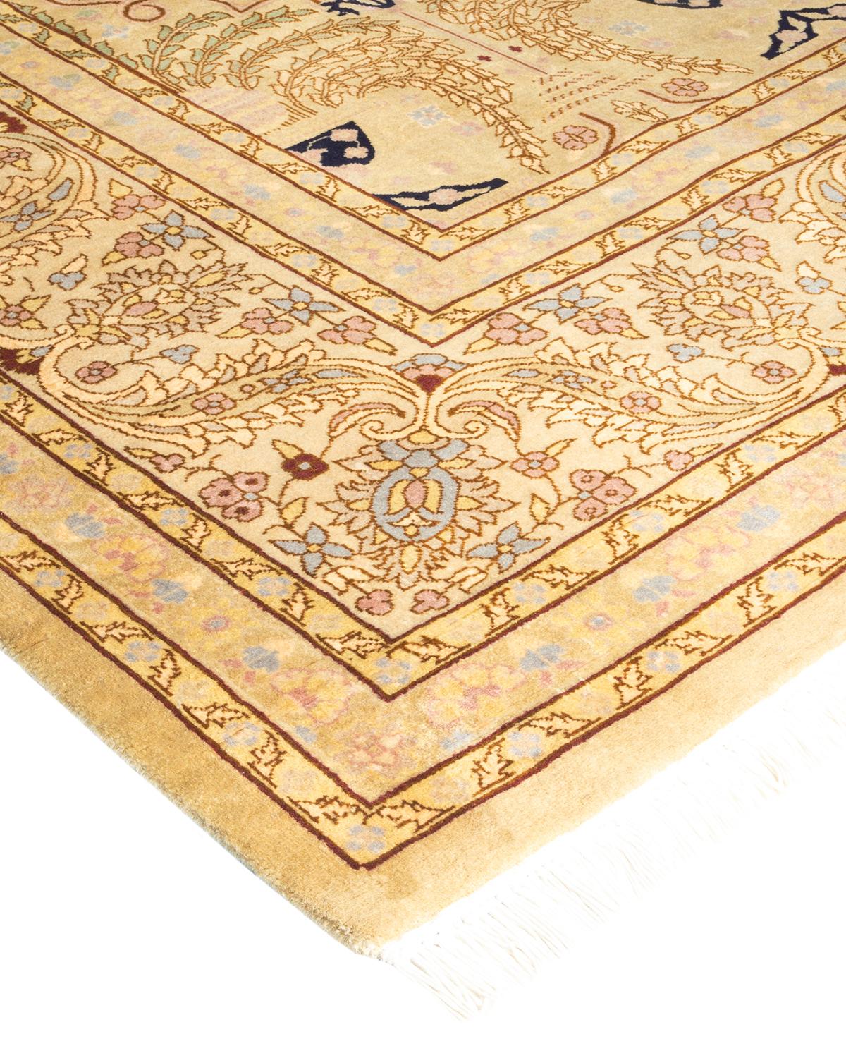 Avec leurs palettes discrètes et leurs motifs allover, les tapis de la collection Mogul apporteront une sophistication intemporelle à n'importe quelle pièce. Influencés par un éventail de motifs turcs, indiens et persans, les artisans qui tissent à
