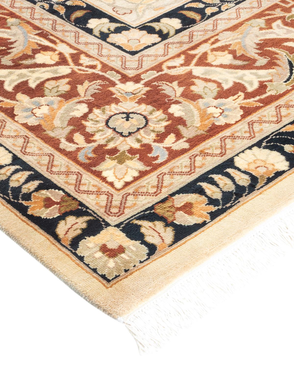 With understated palettes and allover designs, the rugs in the Mogul Collection will bring timeless sophistication to any room. Influenced by a spectrum of Turkish, Indian, and Persian designs, the artisans who handweave these wool rugs imbue