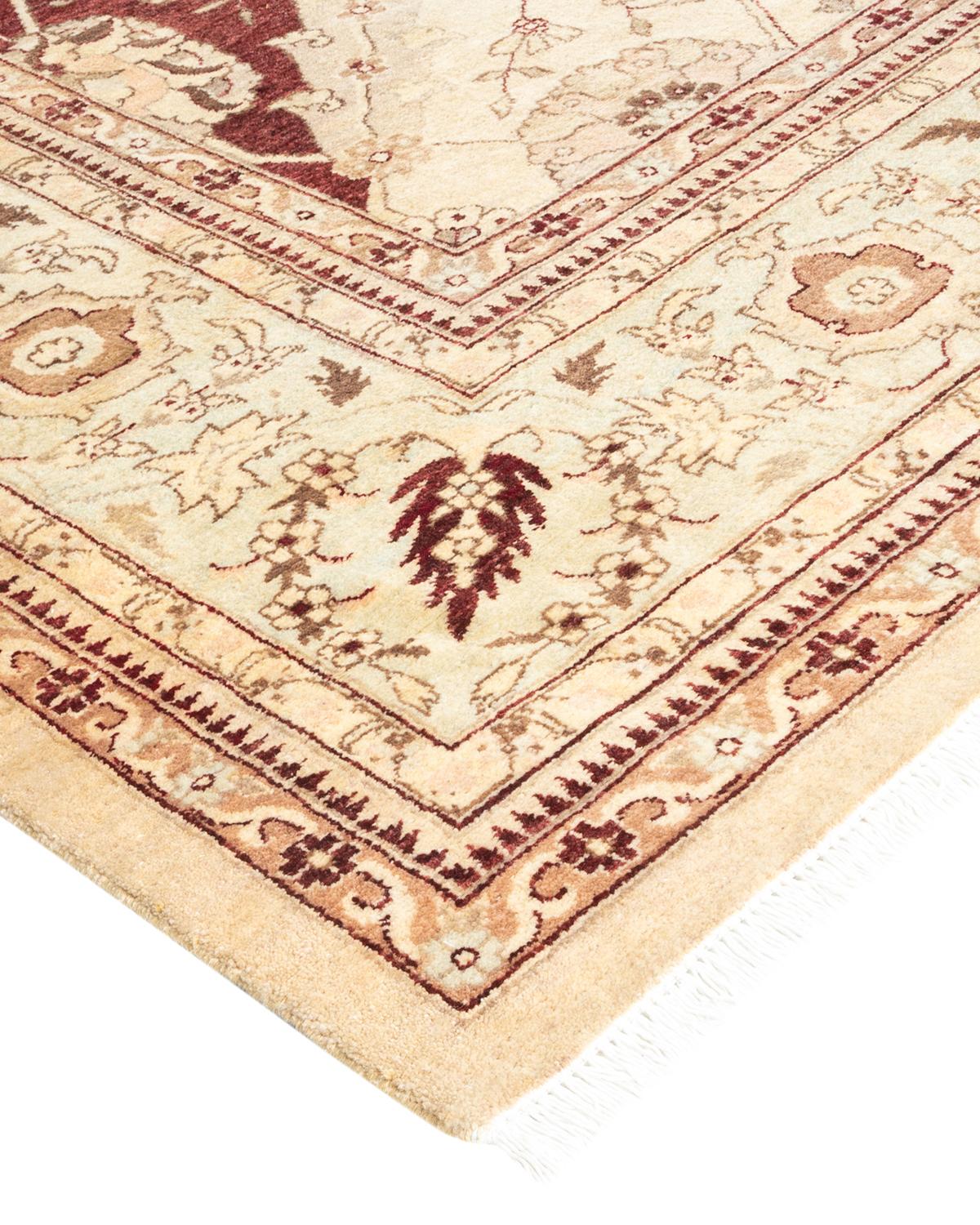 With understated palettes and allover designs, the rugs in the Mogul Collection will bring timeless sophistication to any room. Influenced by a spectrum of Turkish, Indian, and Persian designs, the artisans who handweave these wool rugs imbue