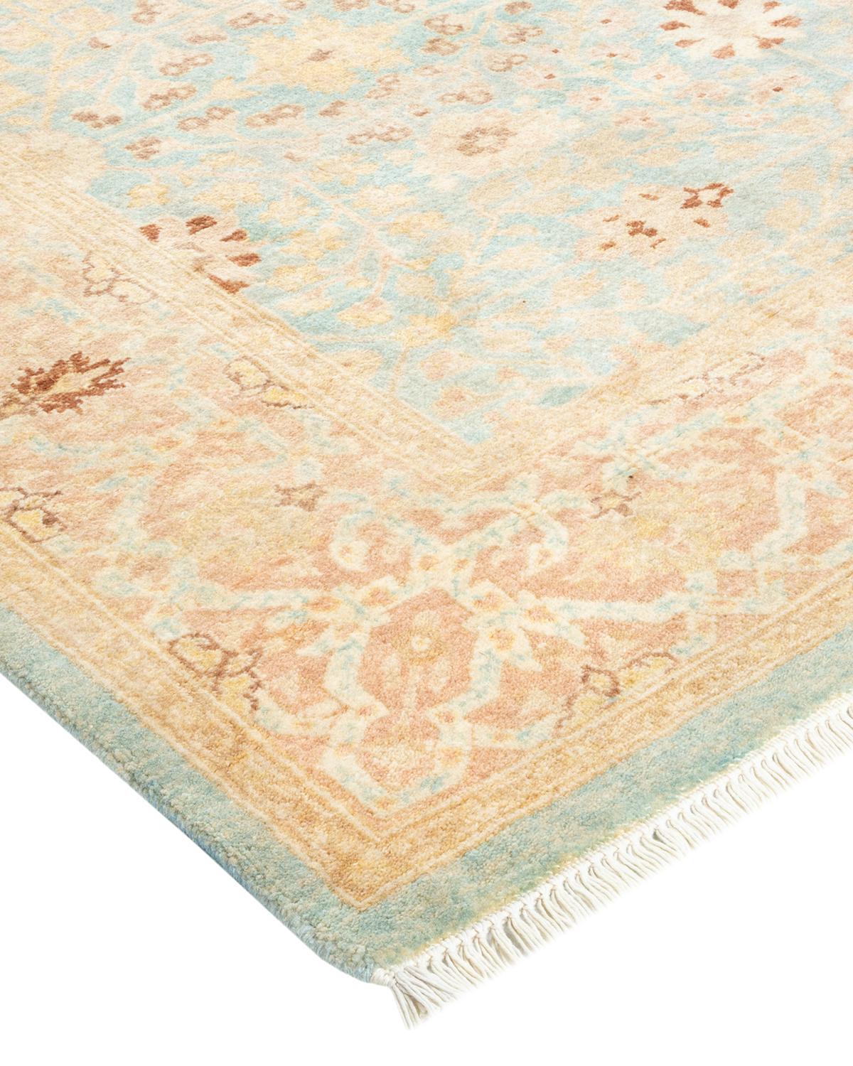 With understated palettes and allover designs, the rugs in the Mogul Collection will bring timeless sophistication to any room. Influenced by a spectrum of Turkish, Indian, and Persian designs, the artisans who handweave these wool rugs imbue