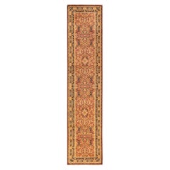 One-of-a-kind Hand Knotted Oriental Mogul Orange Area Rug