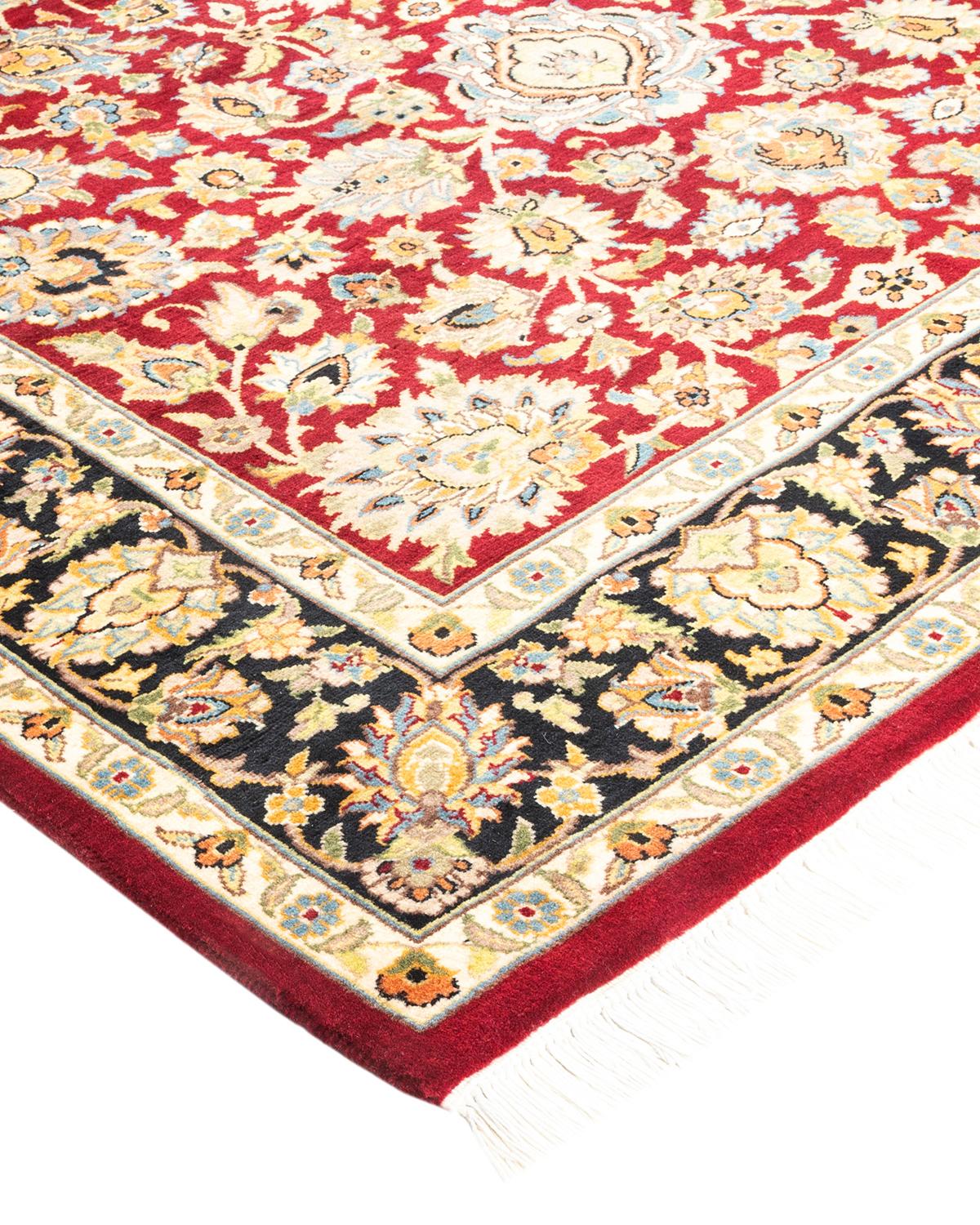 With understated palettes and allover designs, the rugs in the Mogul Collection will bring timeless sophistication to any room. Influenced by a spectrum of Turkish, Indian, and Persian designs, the artisans who handweave these wool rugs imbue