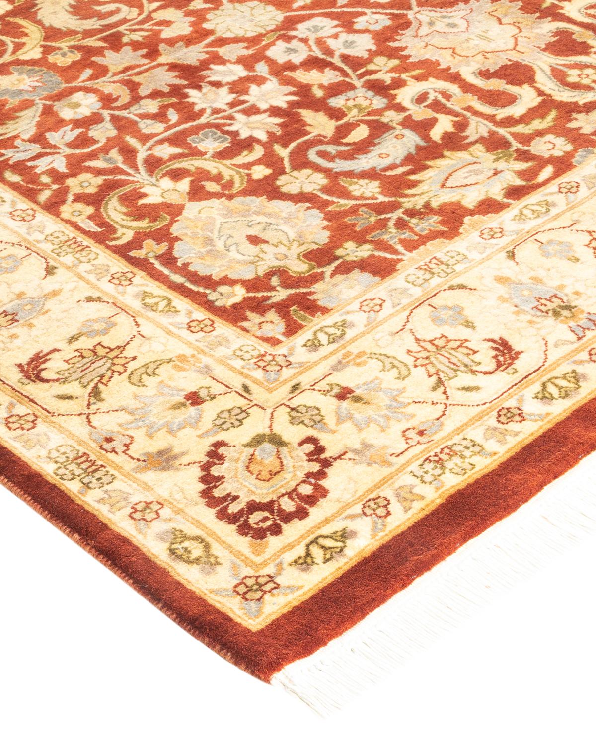 With understated palettes and allover designs, the rugs in the Mogul Collection will bring timeless sophistication to any room. Influenced by a spectrum of Turkish, Indian, and Persian designs, the artisans who handweave these wool rugs imbue