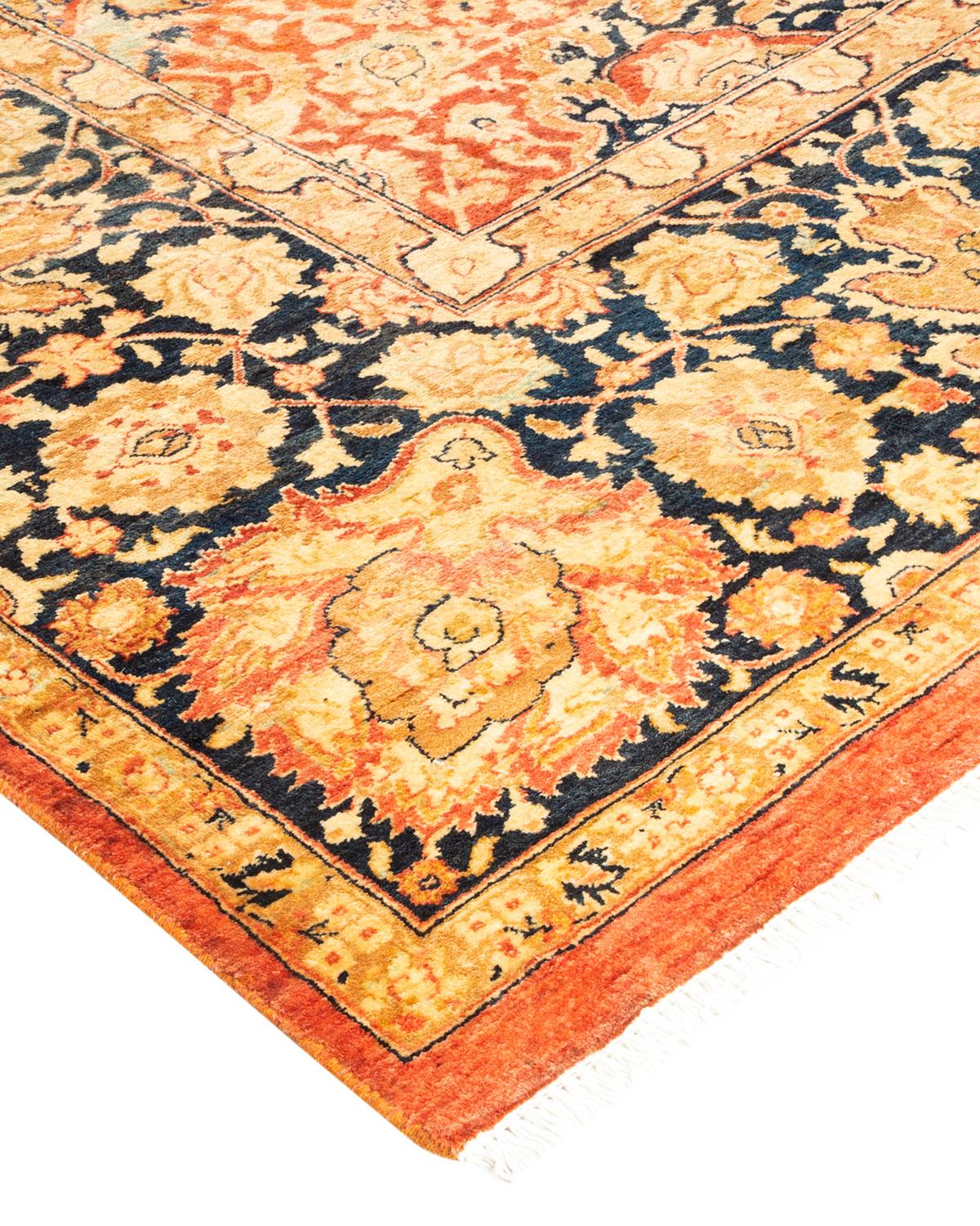 With understated palettes and allover designs, the rugs in the Mogul Collection will bring timeless sophistication to any room. Influenced by a spectrum of Turkish, Indian, and Persian designs, the artisans who handweave these wool rugs imbue