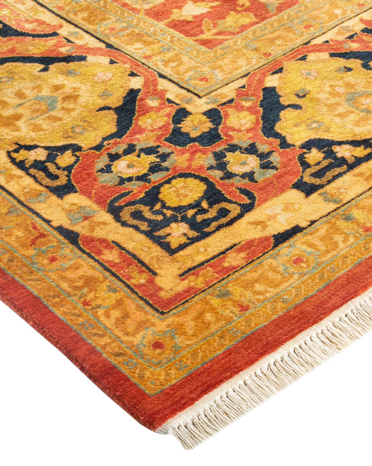 With understated palettes and allover designs, the rugs in the Mogul Collection will bring timeless sophistication to any room. Influenced by a spectrum of Turkish, Indian, and Persian designs, the artisans who handweave these wool rugs imbue