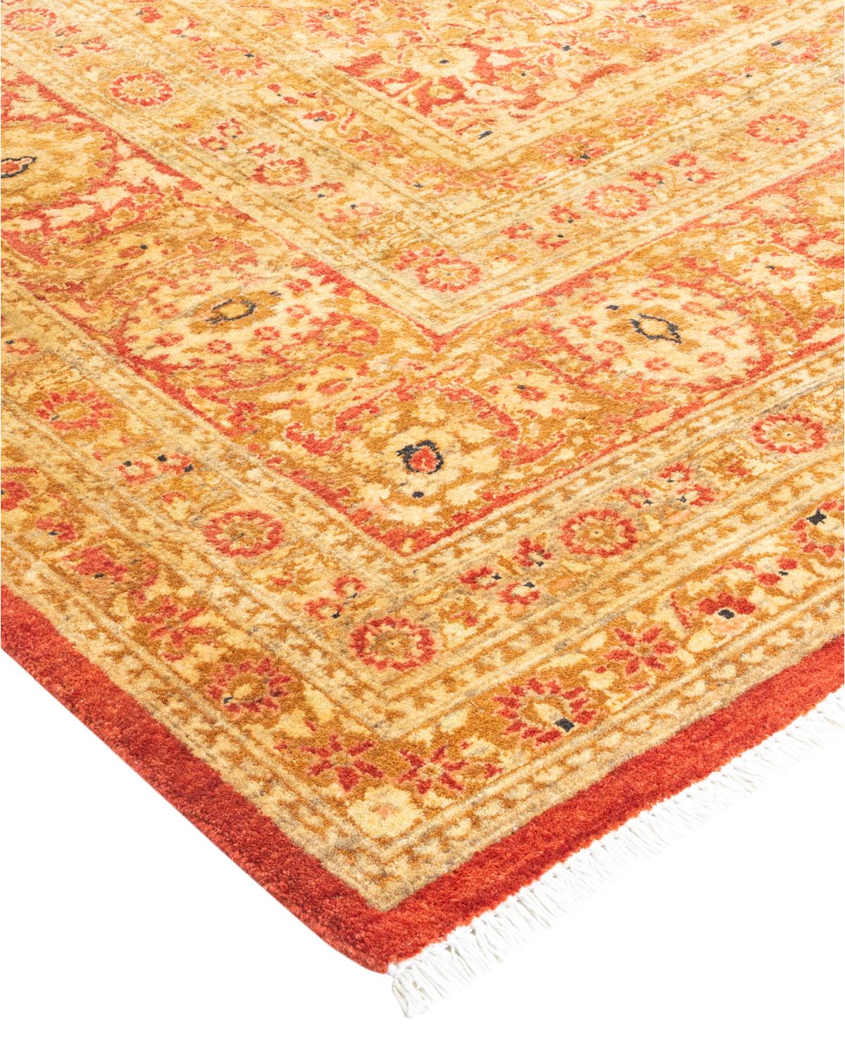 With understated palettes and allover designs, the rugs in the Mogul Collection will bring timeless sophistication to any room. Influenced by a spectrum of Turkish, Indian, and Persian designs, the artisans who handweave these wool rugs imbue