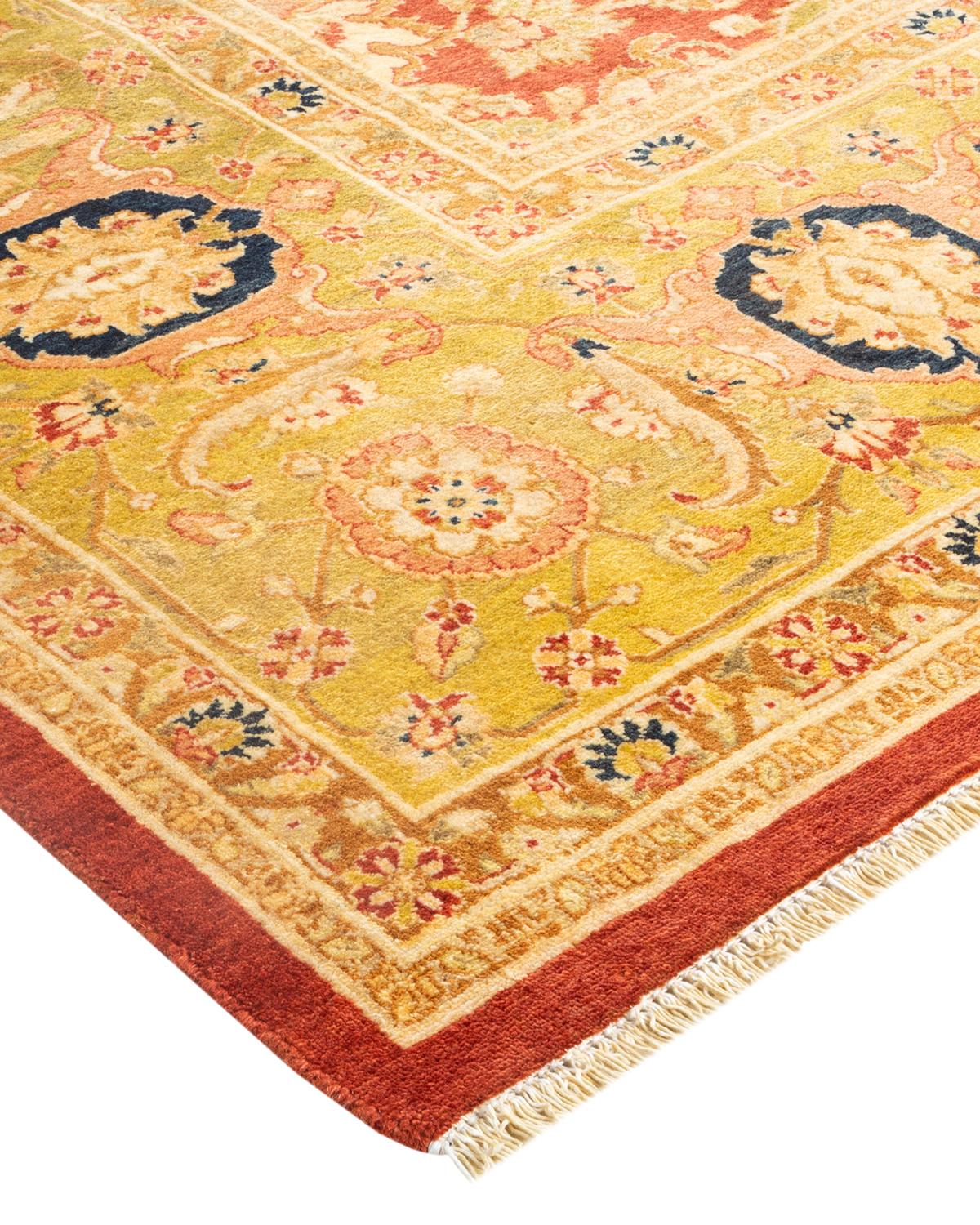 With understated palettes and allover designs, the rugs in the Mogul Collection will bring timeless sophistication to any room. Influenced by a spectrum of Turkish, Indian, and Persian designs, the artisans who handweave these wool rugs imbue