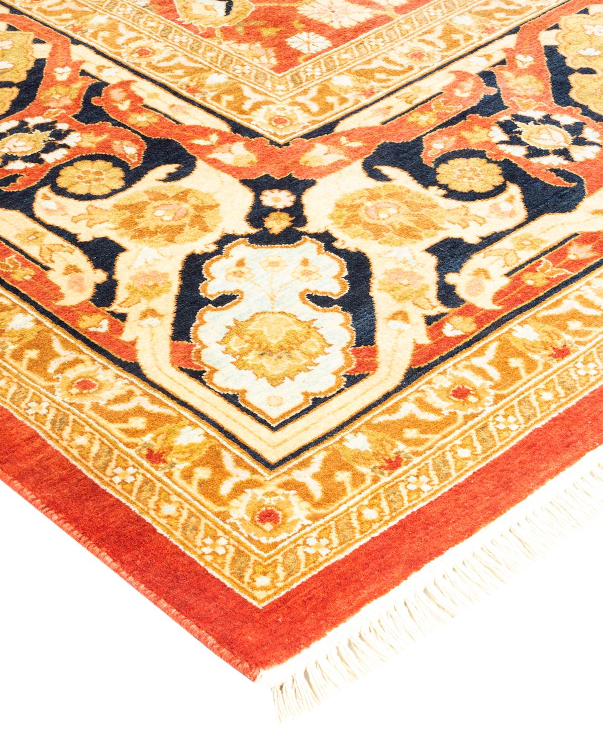 With understated palettes and allover designs, the rugs in the Mogul Collection will bring timeless sophistication to any room. Influenced by a spectrum of Turkish, Indian, and Persian designs, the artisans who handweave these wool rugs imbue