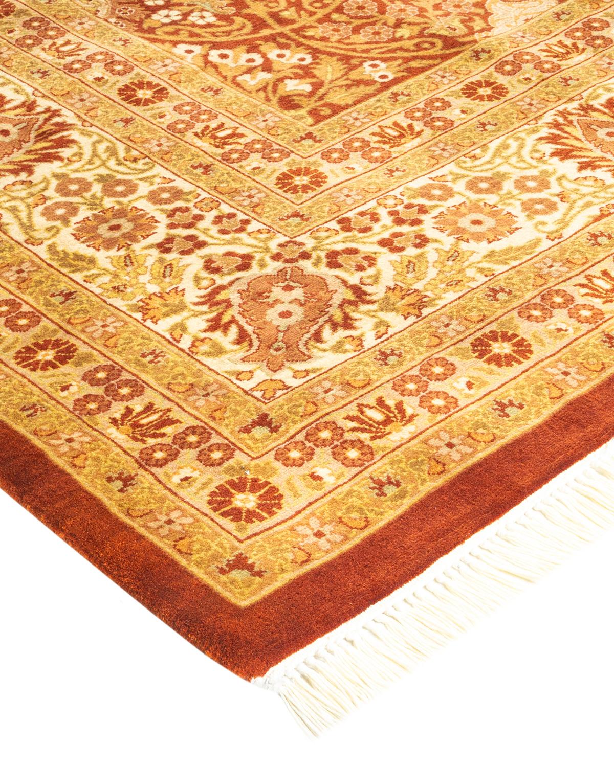 With understated palettes and allover designs, the rugs in the Mogul Collection will bring timeless sophistication to any room. Influenced by a spectrum of Turkish, Indian, and Persian designs, the artisans who handweave these wool rugs imbue