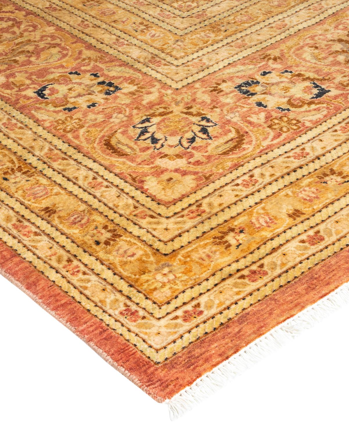 With understated palettes and allover designs, the rugs in the Mogul Collection will bring timeless sophistication to any room. Influenced by a spectrum of Turkish, Indian, and Persian designs, the artisans who handweave these wool rugs imbue