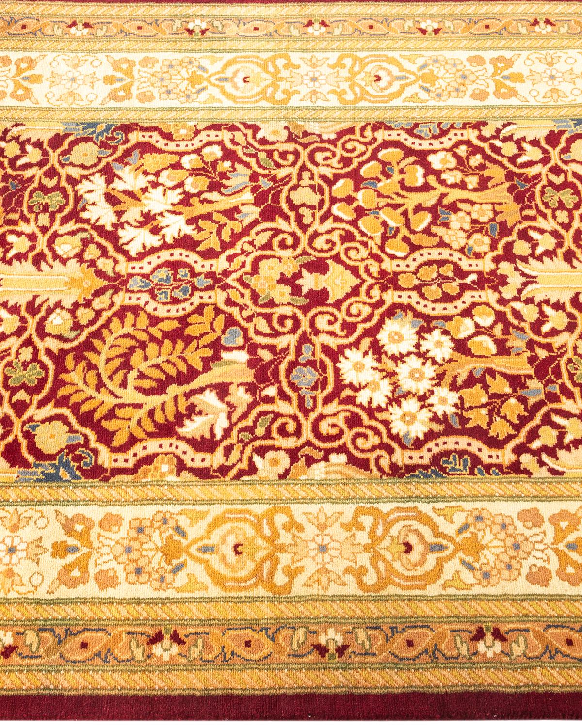 Handgeknüpfter orientalischer Mogul-Roter Teppich, Unikat im Zustand „Neu“ im Angebot in Norwalk, CT