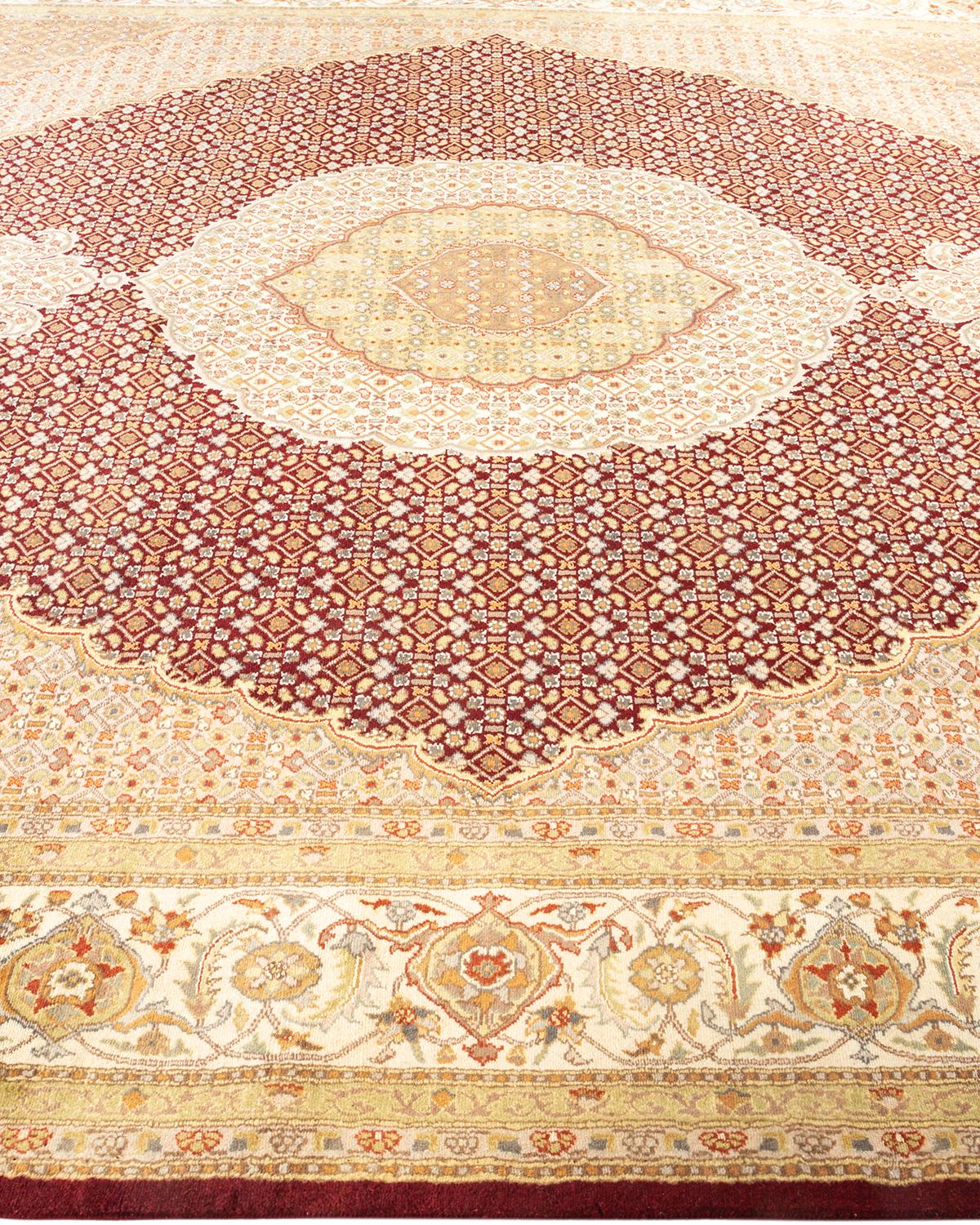 Handgeknüpfter orientalischer Mogul-Roter Teppich, Unikat im Zustand „Neu“ im Angebot in Norwalk, CT