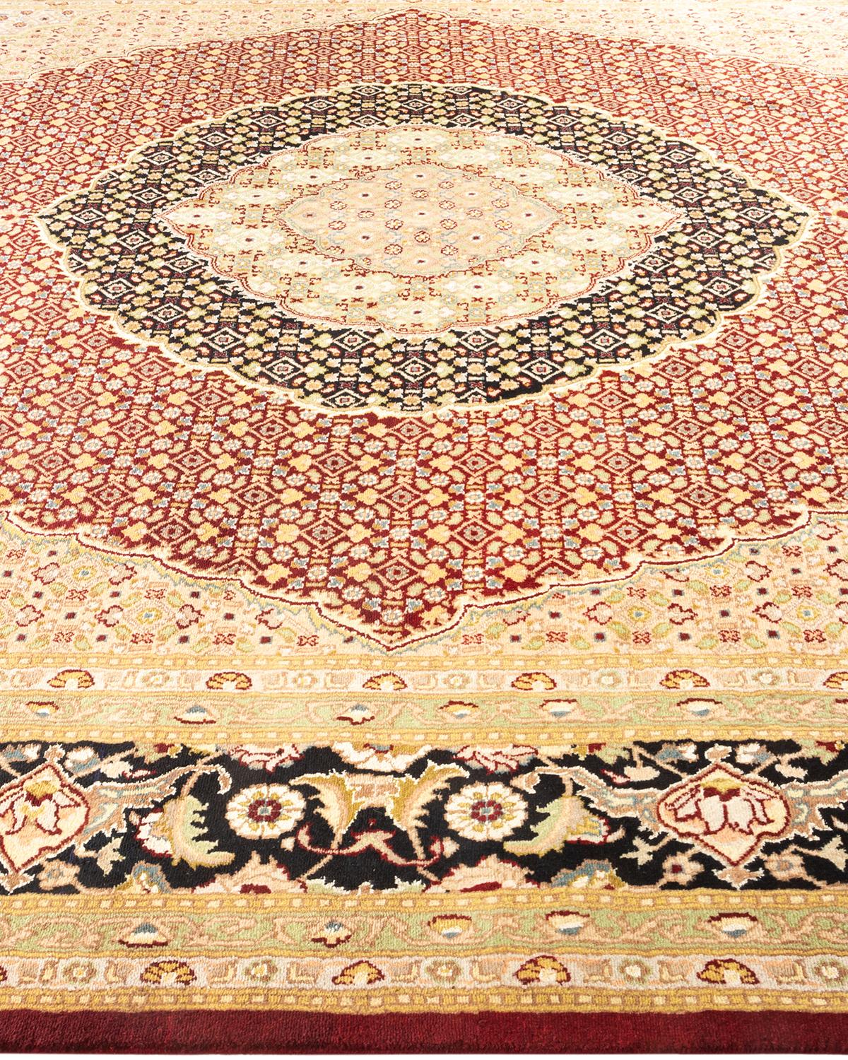 Handgeknüpfter orientalischer Mogul-Roter Teppich, Unikat im Zustand „Neu“ im Angebot in Norwalk, CT
