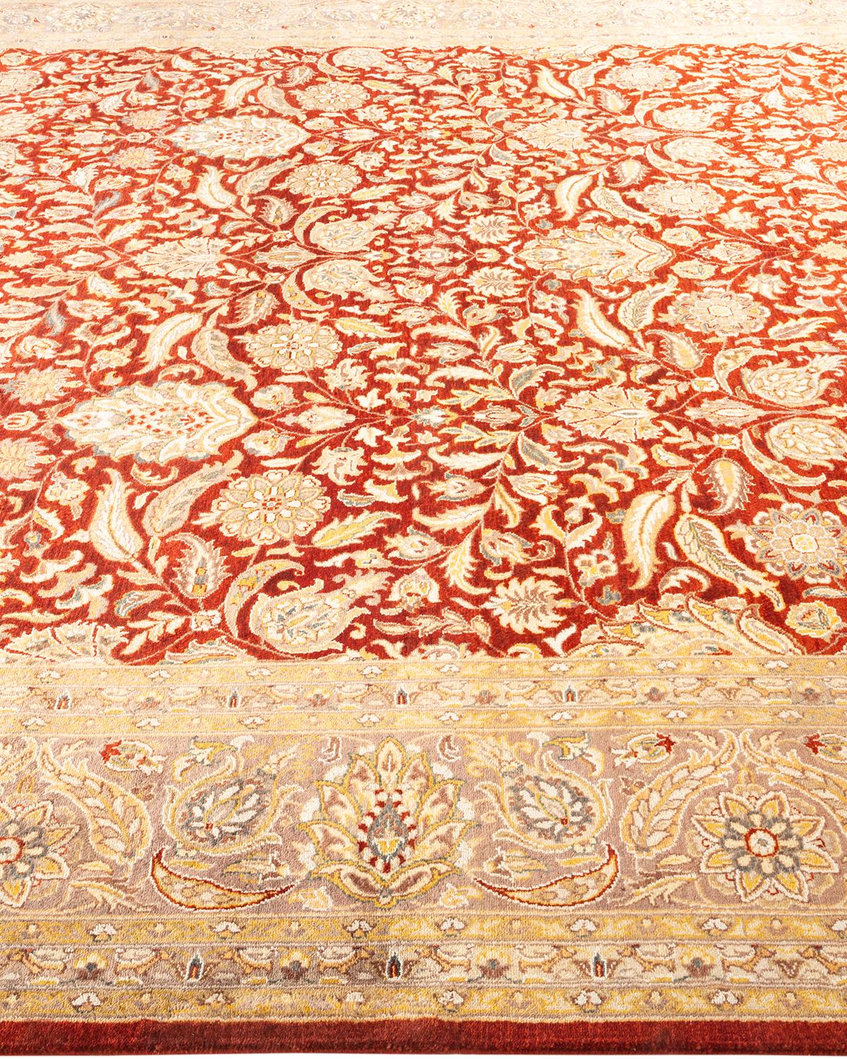 Handgeknüpfter orientalischer Mogul-Roter Teppich, Unikat im Zustand „Neu“ im Angebot in Norwalk, CT